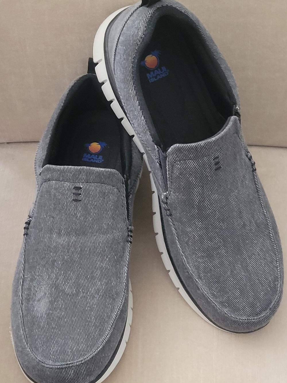 Men's Gray Slip-On Casual Loafer